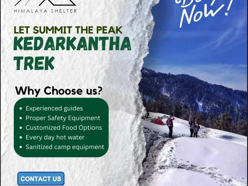 Explore the Kedarkantha trek with Himalaya Shelter!