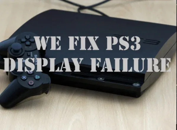 We fix PS3 display failure