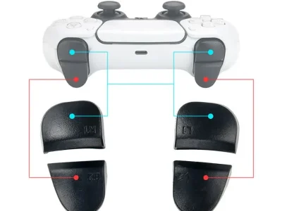 R1, R2 PS5 gamepad rubbers