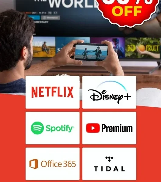 Get Up to 80% Off on Premium Subscriptions – Netflix, Spotify, and More!