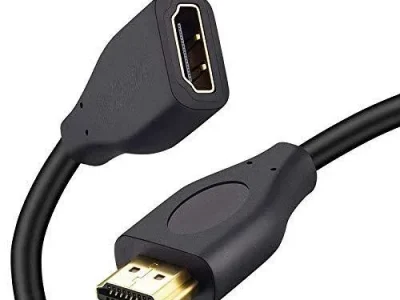 FEDUS hdmi male to female cable, hdmi male to female extension cable for Xbox, PS3/PS4, Blu Ray Player, HDTV, Laptop/PC Support 4K 3D Resolution