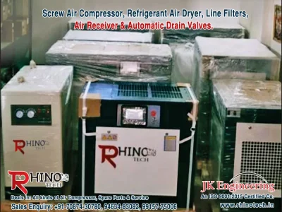 Air Compressor Air Dryer Compressed Air System manufacturers exporters in India Punjab Ludhiana rhinotech.in +91-7087430780, 9463483082, 9915775006 ***s://***.rhinotech.in6