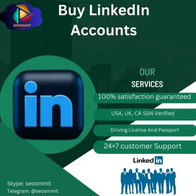 Buy LinkedIn Accounts-professional network & grow business