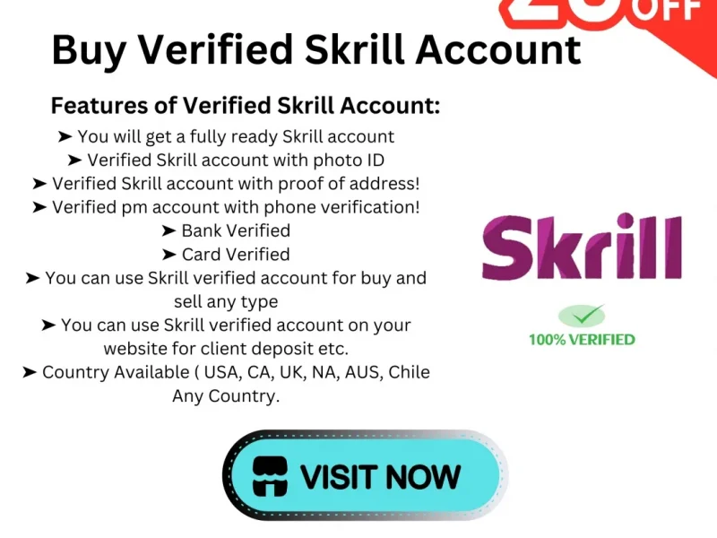 TOPSMMWORLD Verified Skrill Accounts – Hassle-Free Payment Solutions