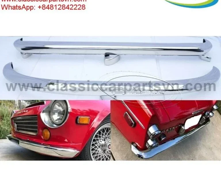 Datsun Roadster Fairlady bumpers (1962-1970) no over riders