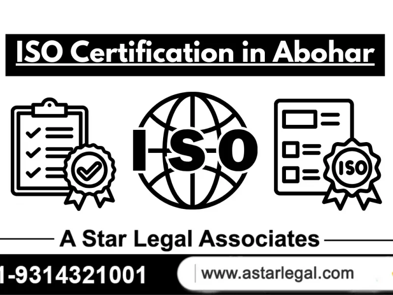 ISO Certification in Abohar Call 9314321001