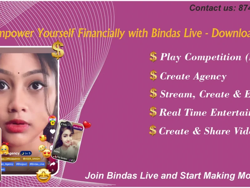 Transform Your Creativity into Money with Bindas Live App | Empowering Girls to Create, Stream, and Earn