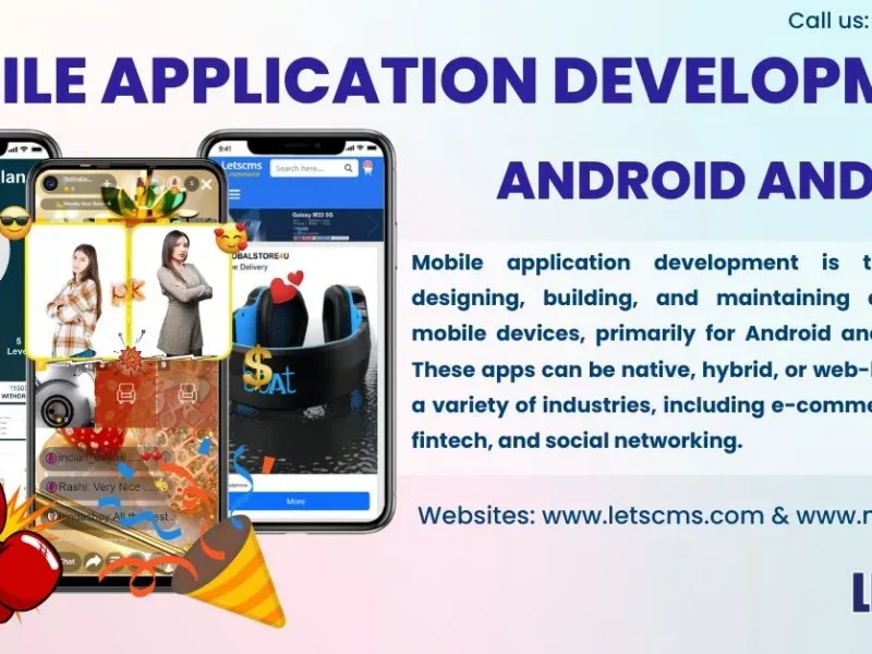 Mobile Application Development Android and iOS - E-commerce, Healthcare, Live Streaming App