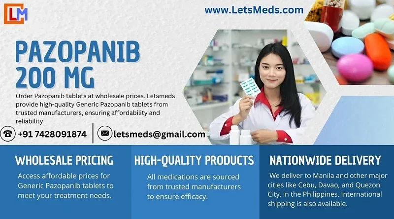 Pazopanib 200 mg Price in Manila, Philippines – Affordable Generic Tablets at LetsMeds