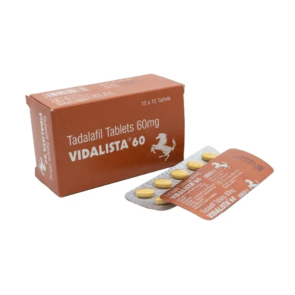 Vidalista 60 Mg contains Tadalafil as active ingedient