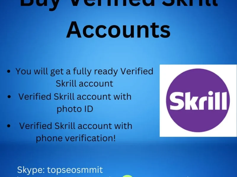 Buy Verified Skrill Accounts - TOPSEOSMMIT